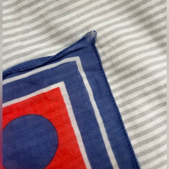 Vintage Vera Neumann ladybug polka dot square scarf handkerchief - Picture 4 of 9